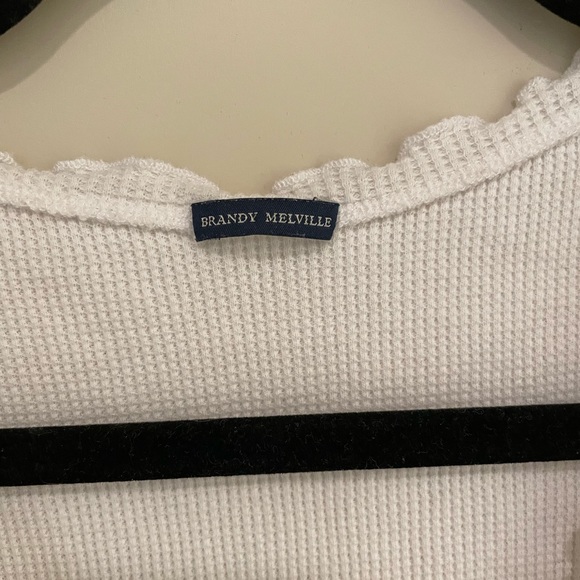 ruffle brandy melville top! - Picture 2 of 3